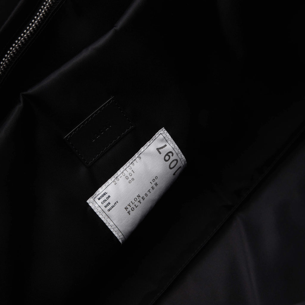 Nylon Tote Bag Black