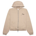 Zip Up Hoodie Sand