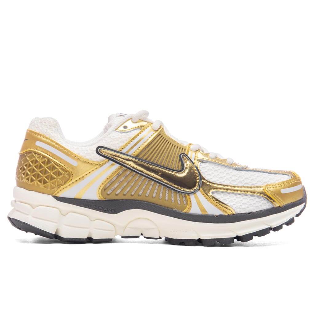 Womens Zoom Vomero 5 Photon Dust Metallic Gold Gridiron