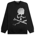 Skull Logo Knit Sweatshirt Black
