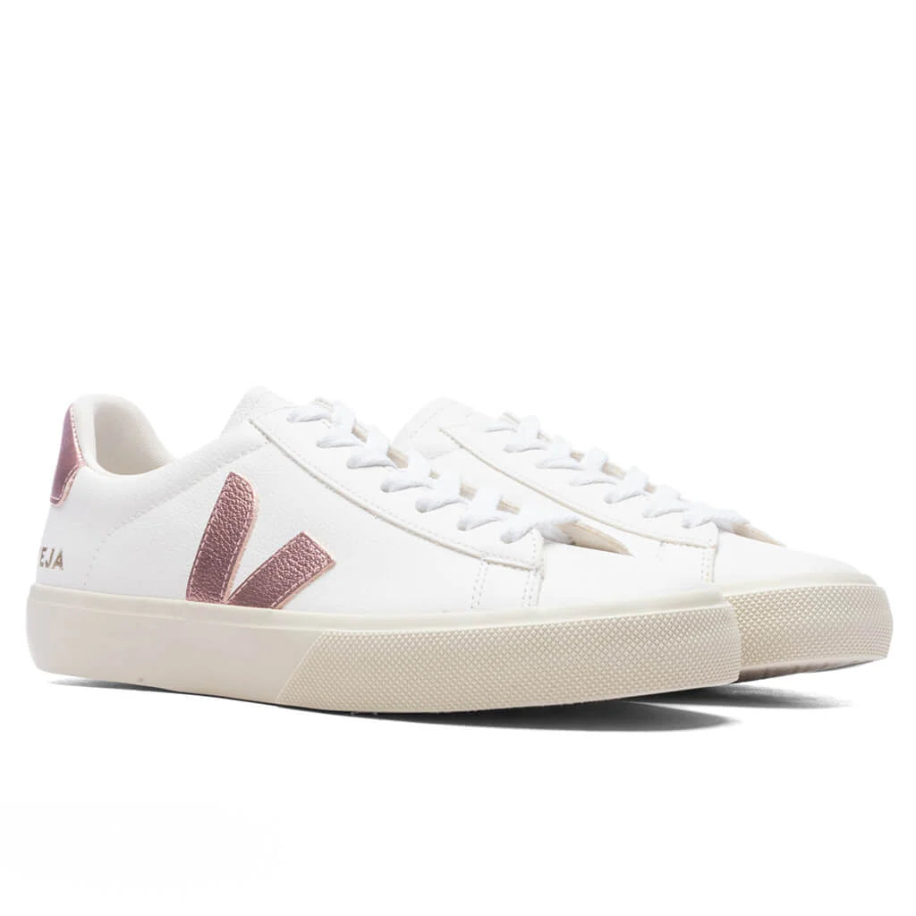 Womens Campo Chromefree Leather Extra White Nacre