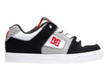 Tenis DC Shoes Pure Blanco Negro y Rojo para Niño