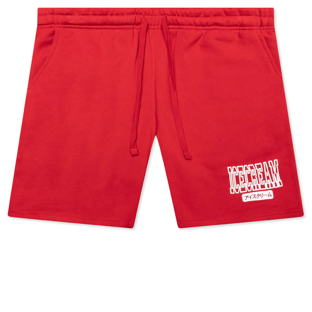 College Sweatshorts Haute Red