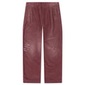 Synanon Cord Pleated Pant Burgundy