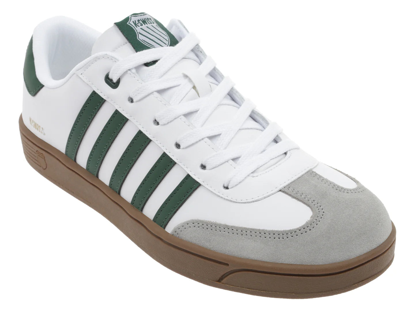 Tenis K Swiss Francis Court Blanco y Verde para Hombre