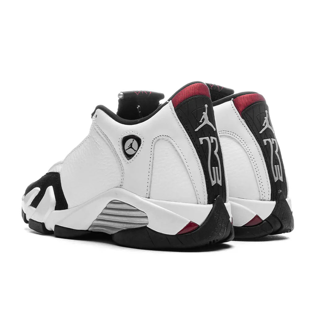 Air Jordan 14 Retro GS White Varsity Red Black Metallic Silver