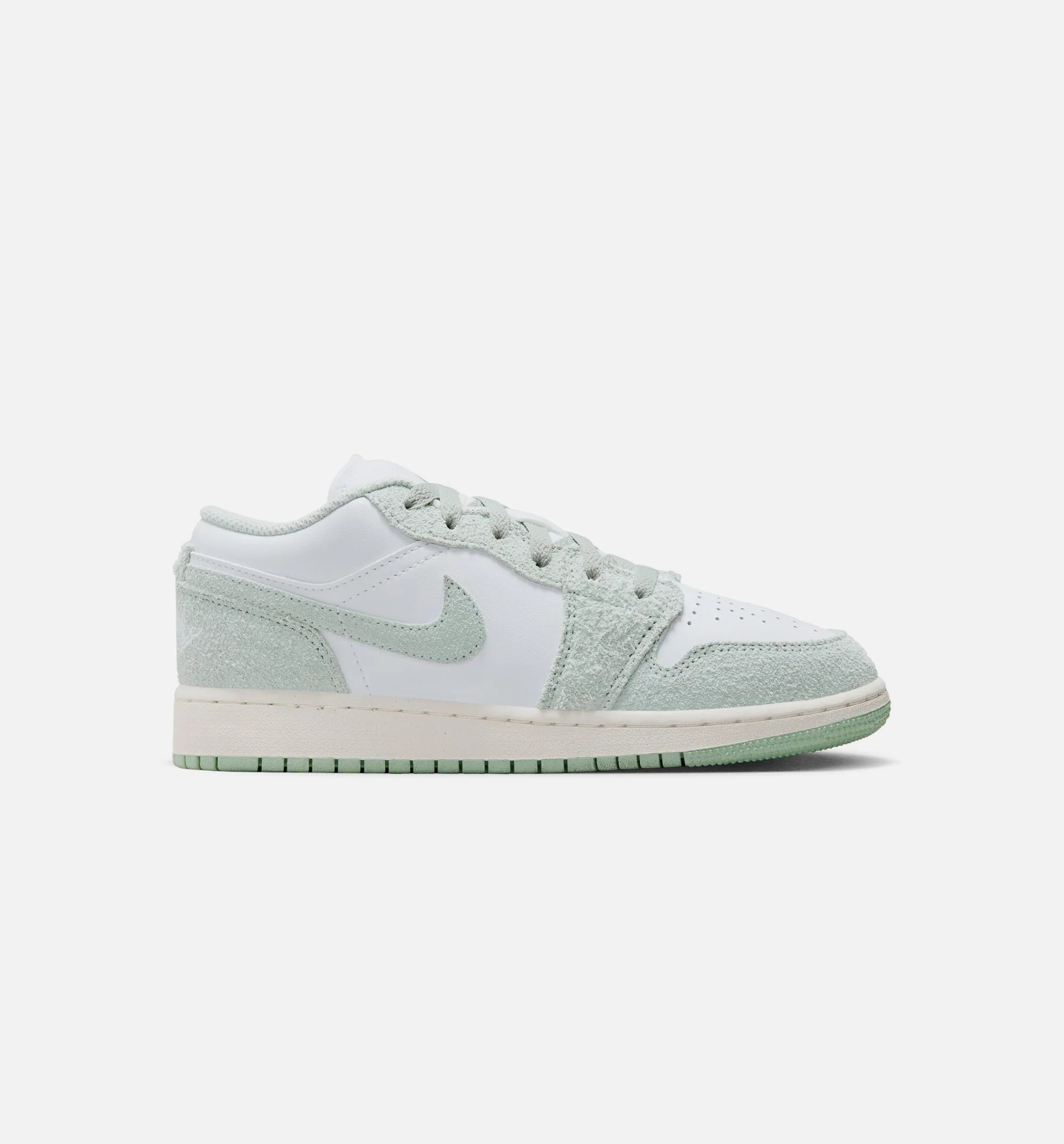 Air Jordan 1 Low SE Seafoam Grade School Lifestyle Shoe White Seafoam Sail
