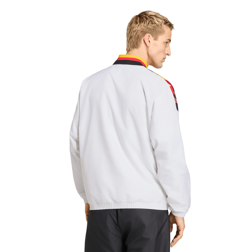 adidas Germany 1994 Mens Soccer Track Top White Black Red