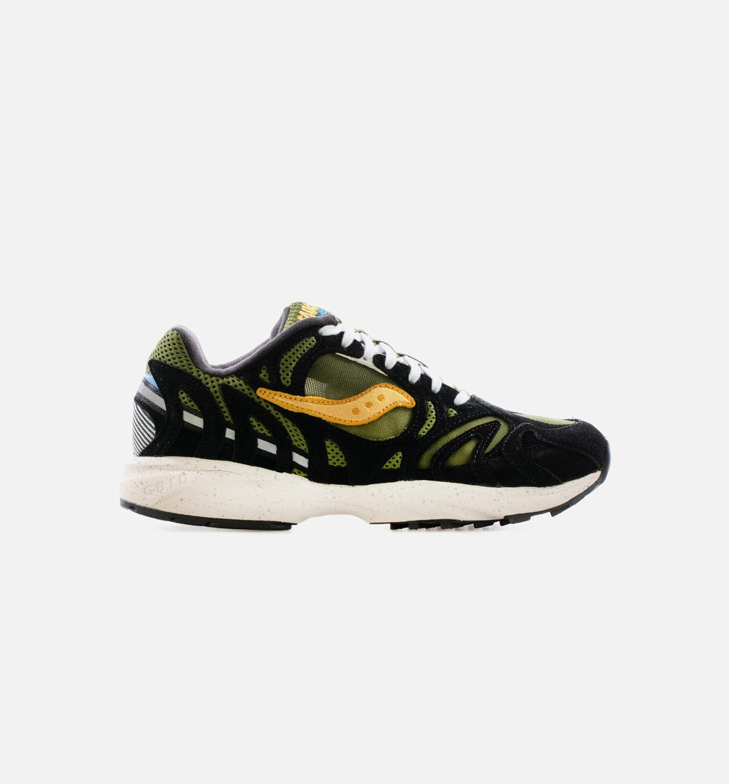 Grida Azura 2000 Mens Running Shoe Black Yellow