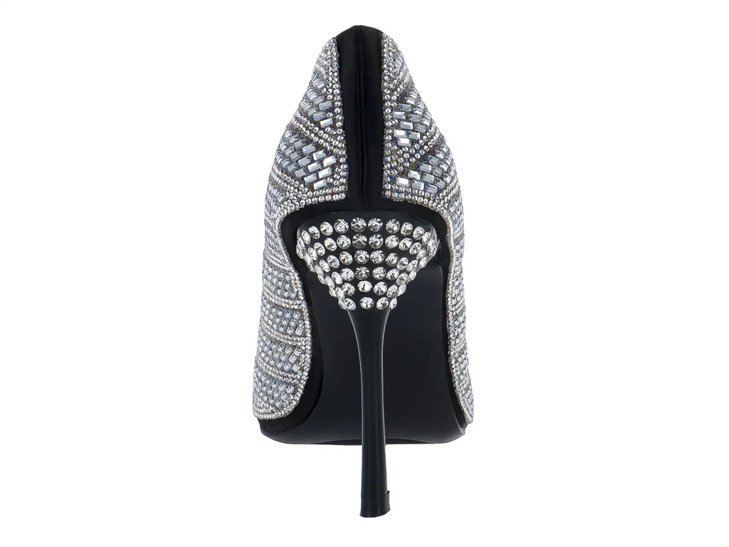 Zapatillas ROZE Negro y Plata para Mujer