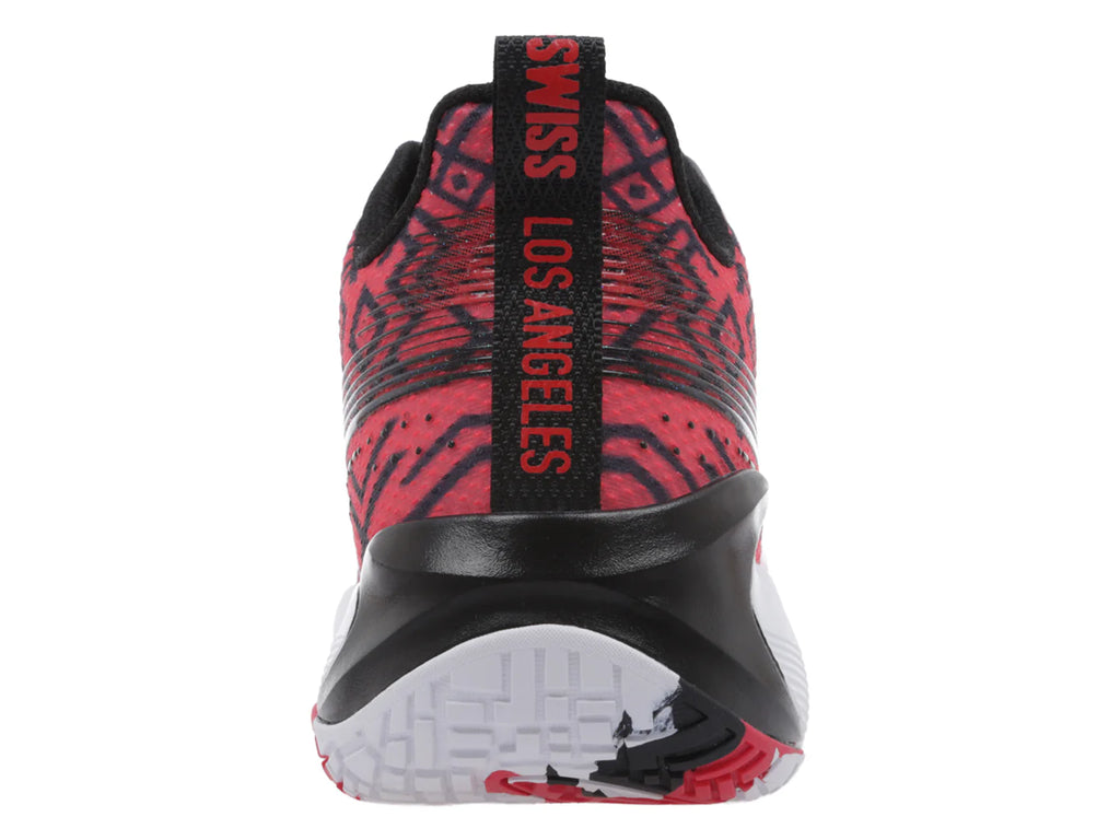 Tenis K SWISS Foxtrot Negro Rojo Blanco para Hombre