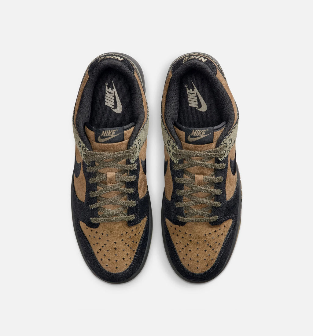 Dunk Low Retro Camo Olive Mens Lifestyle Shoe Brown Kelp Black Medium Olive