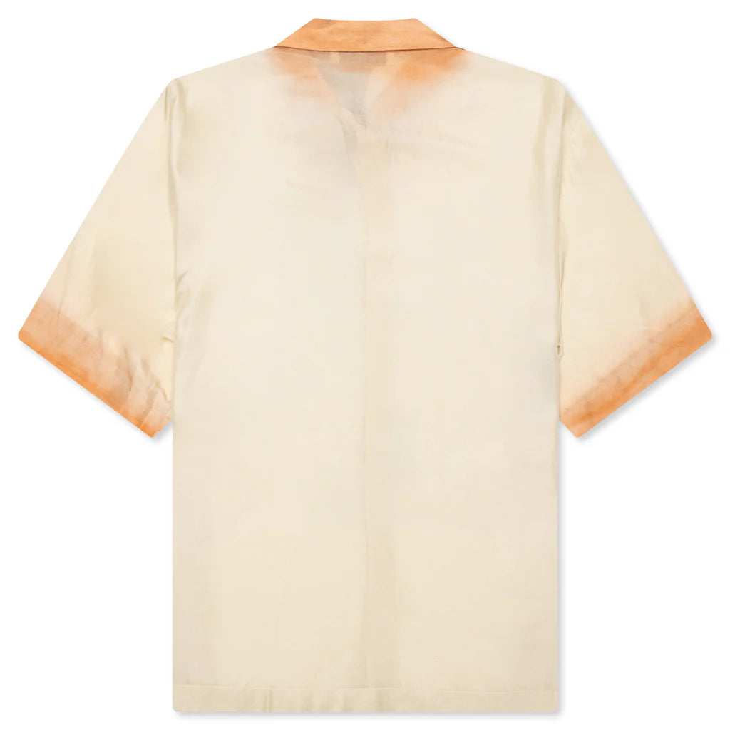 Silk Ombre Shirt Orange