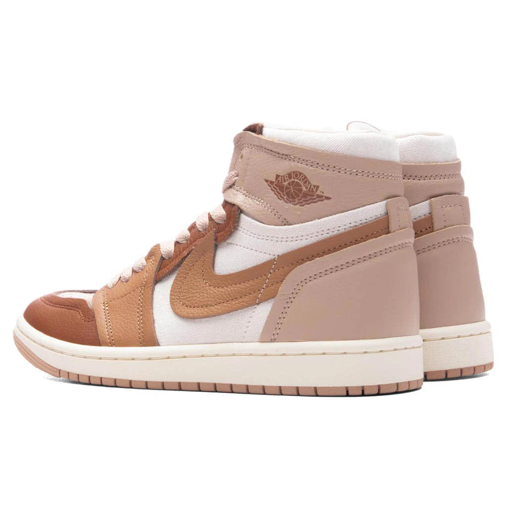 Womens Air Jordan 1 High MM Legend Medium Brown Legend Dark Brown