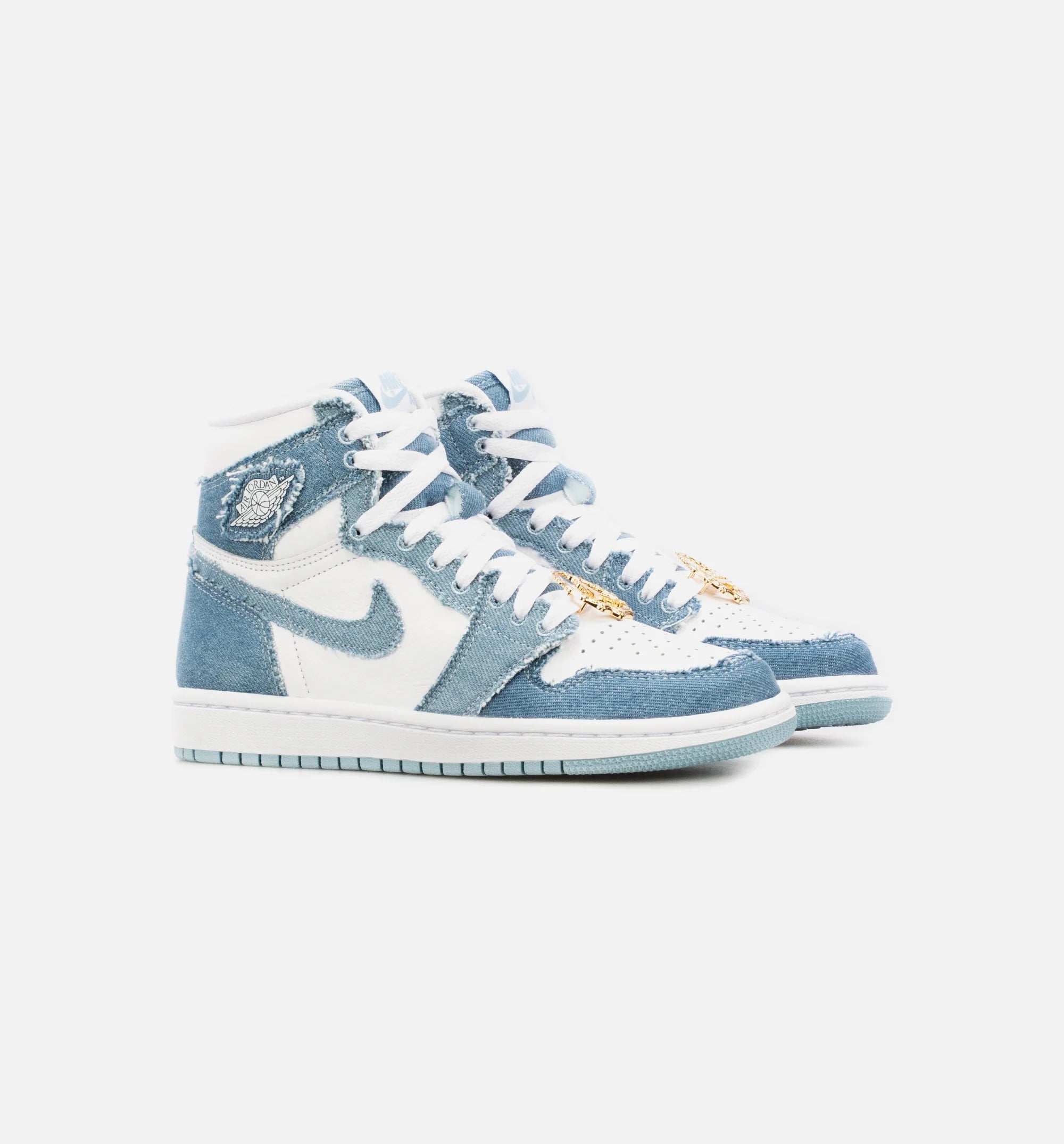 Air Jordan 1 High OG Denim Womens Lifestyle Shoe Blue