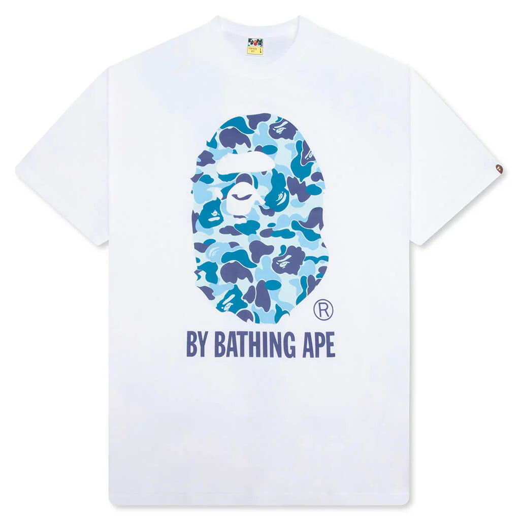 ABC Camo By Bathing Ape Tee White Blue