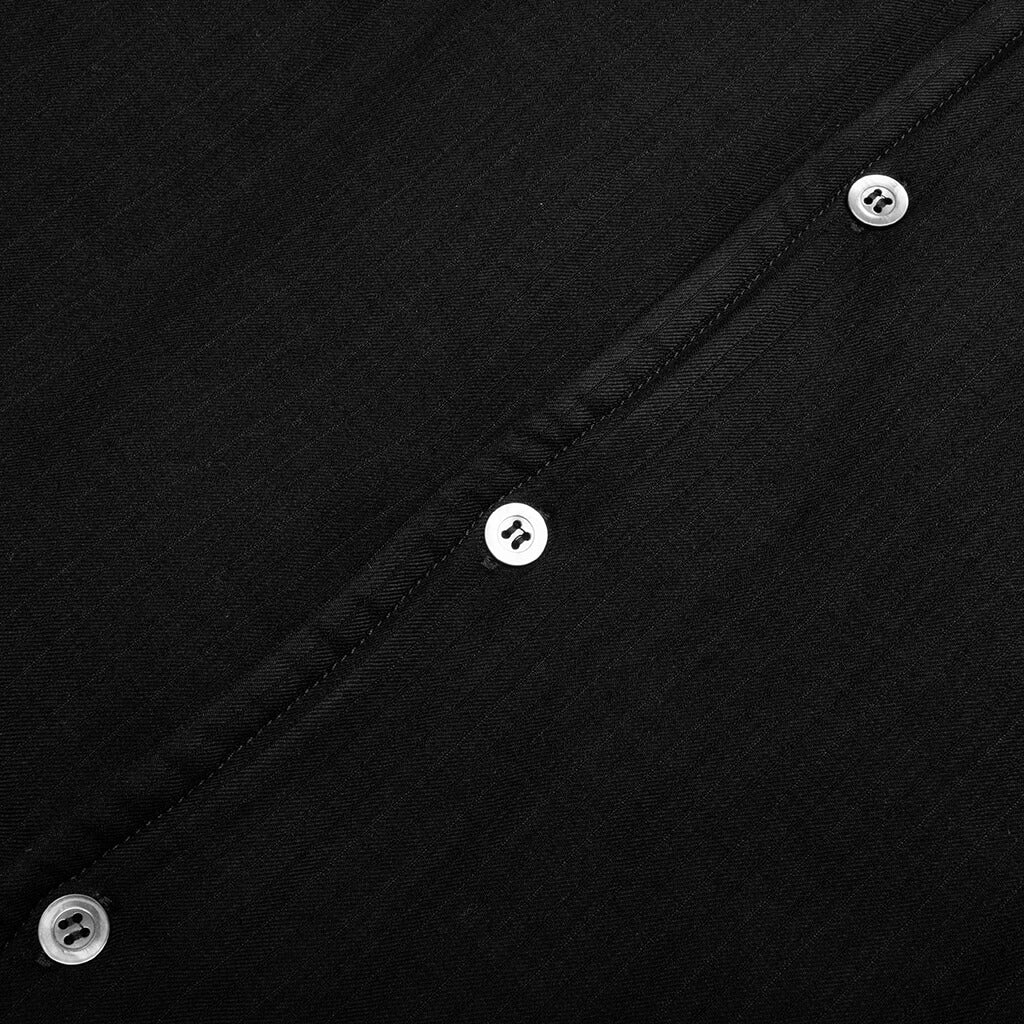Pocket Button Down Shirt Black