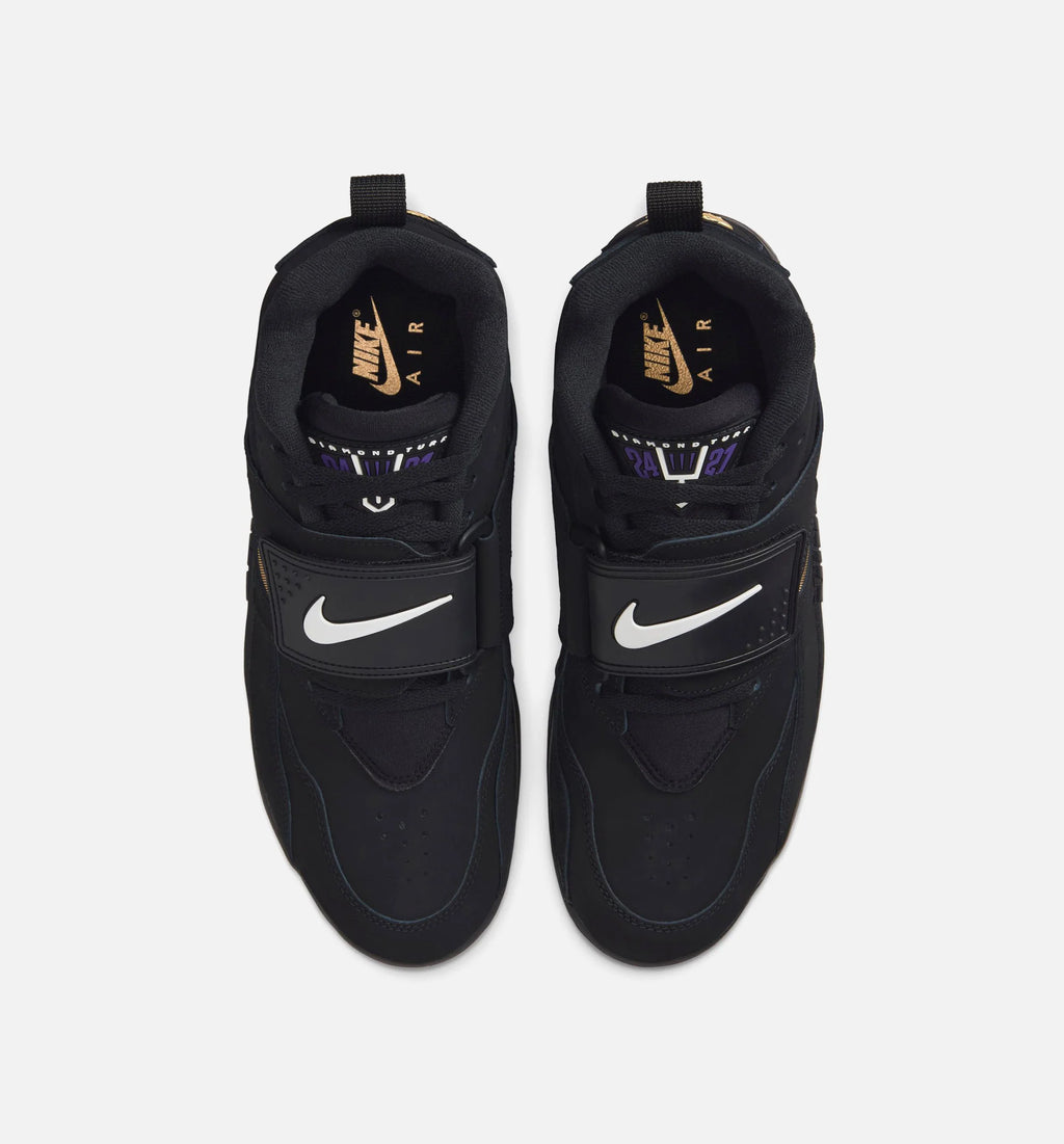 Air Diamond Turf Mens Lifestyle Shoe Black White Club Purple Metallic Gold