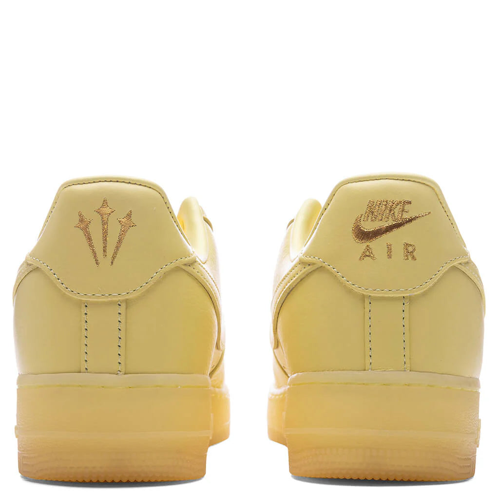 Nike x NOCTA Certified Lover Boy Air Force 1 Low Citron Tint Cobalt Tint Metallic Silver