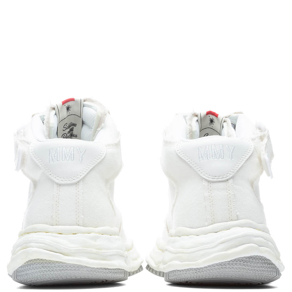 Wayne High OG Sole Washed Canvas Sneaker White