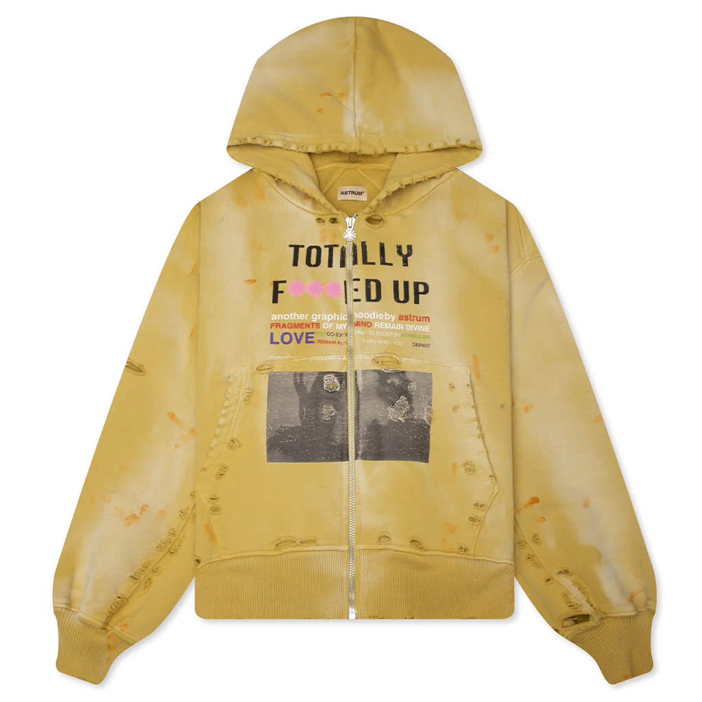 TFU Zip Hoodie Yellow