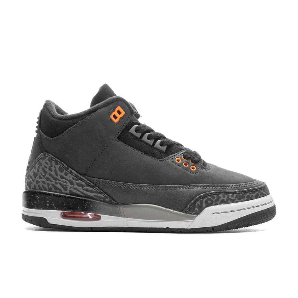 Air Jordan 3 Retro GS Fear Night Stadium Total Orange Black