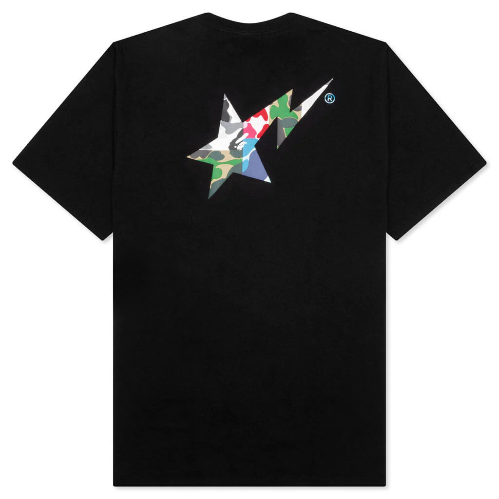 ABC Camo Crazy Bape Sta Logo Tee Black