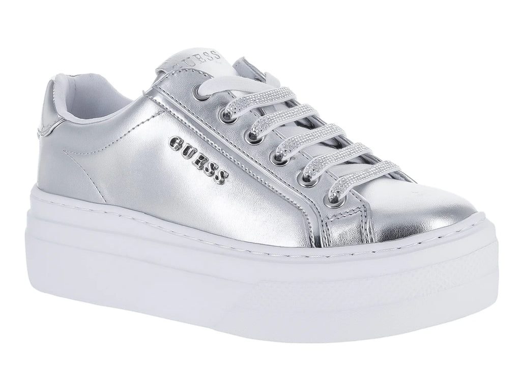 Tenis Guess Ameria Plateados para Mujer