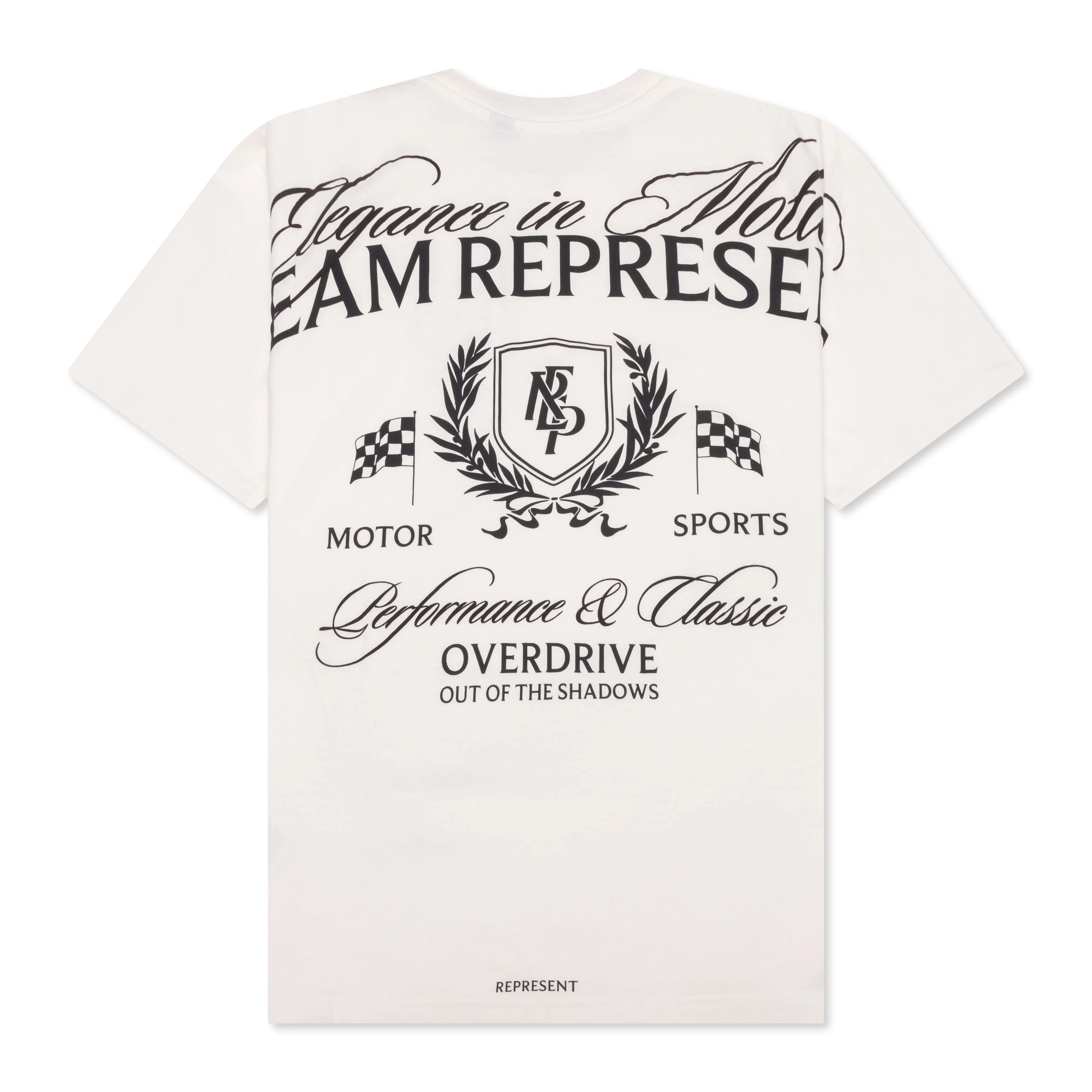 Crest T Shirt Flat White