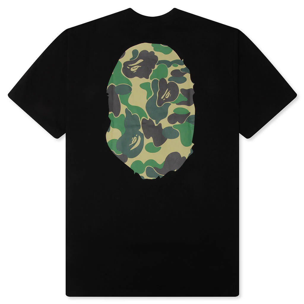 ABC Camo Big Ape Head Tee Black Green