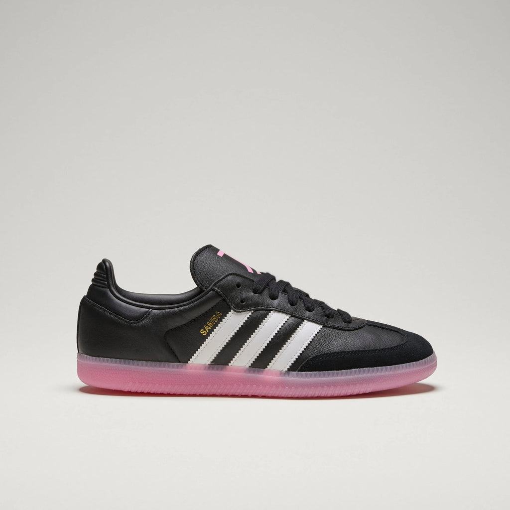 adidas Samba Juventus IN Mens Soccer Shoes Black White Pink