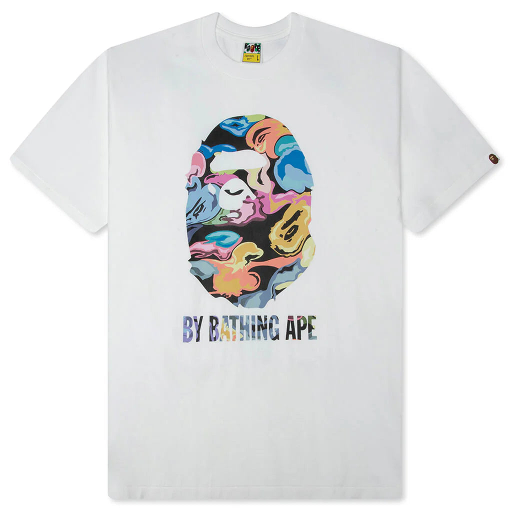 Art Camo By Bathing Ape Tee White