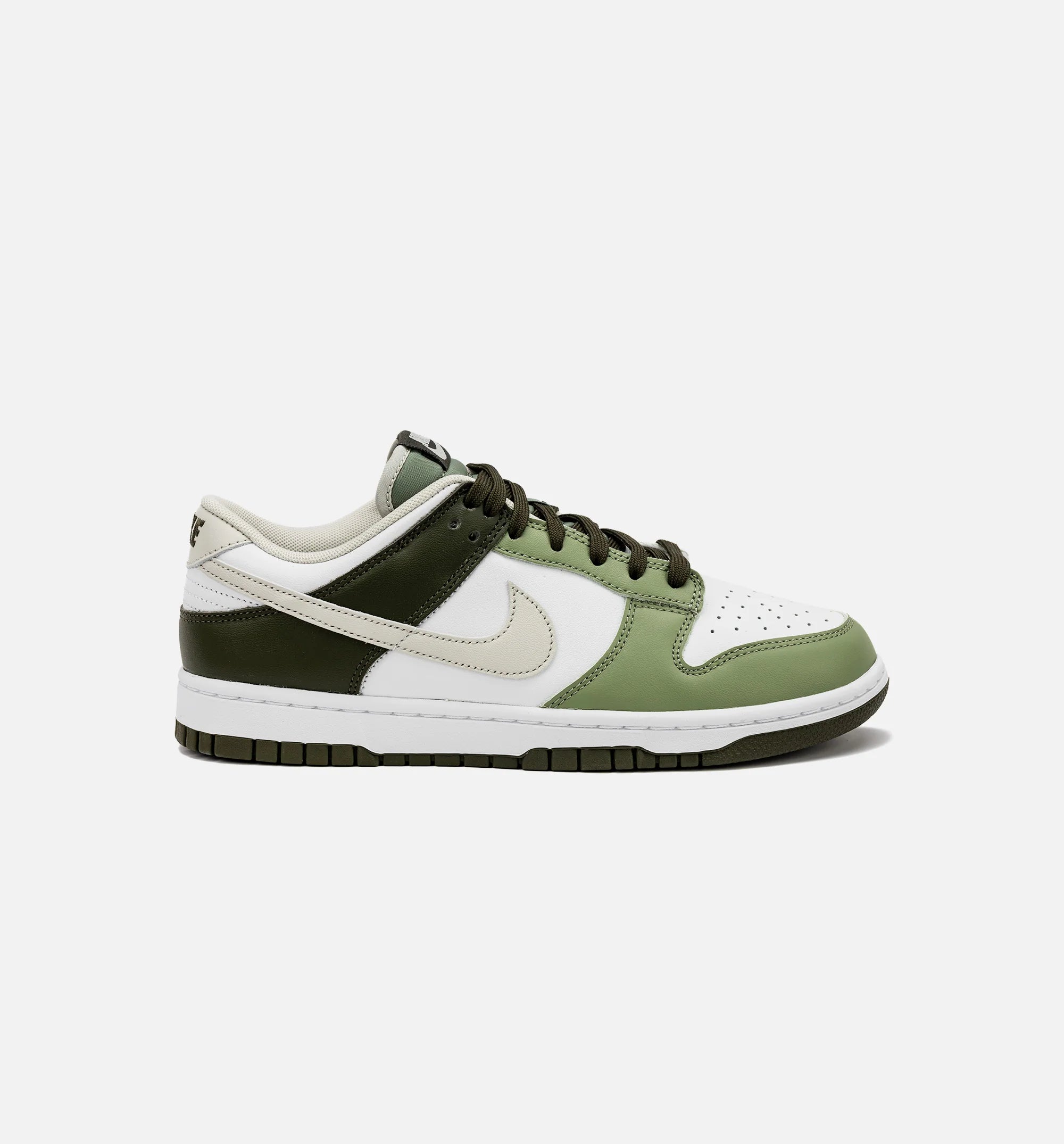 Dunk Low Oil Green Mens Lifestyle Shoe Light Bone Oil Green Free Shipping