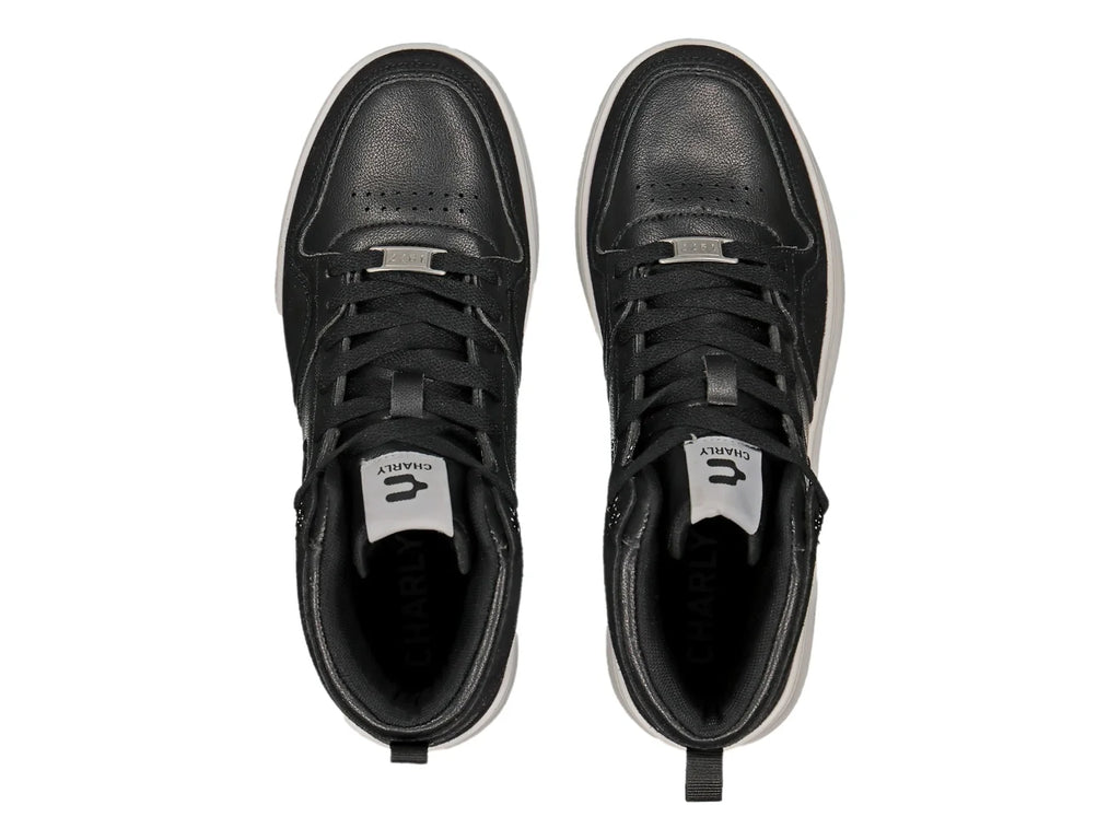 Tenis Charly Negro con Blanco para Mujer