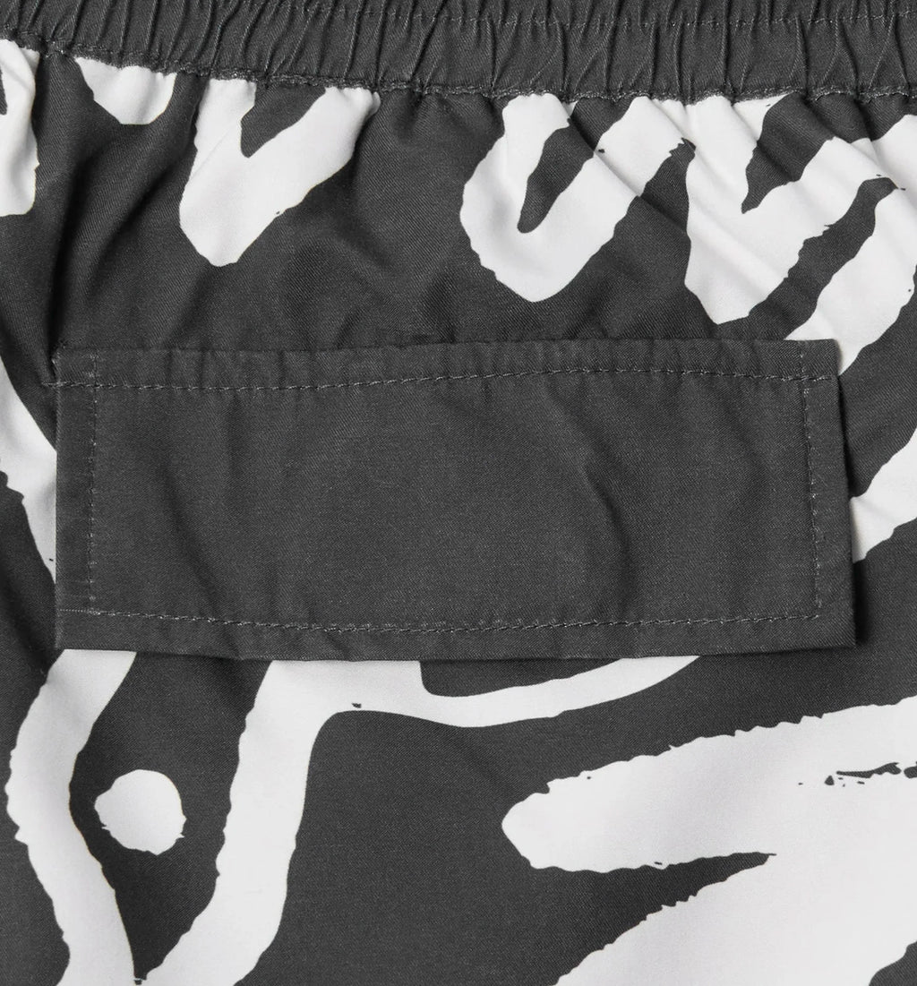 Birds Fly Free Swim Mens Short Black