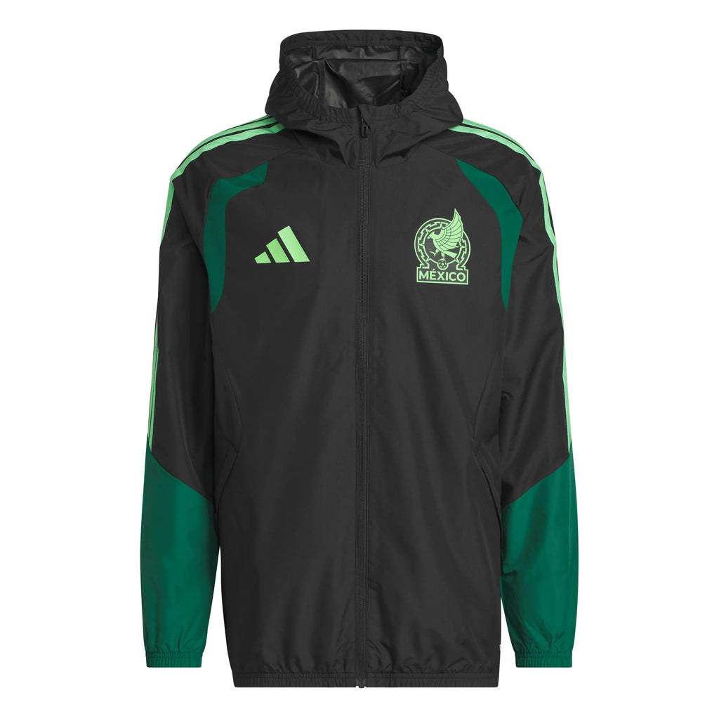 adidas Mexico 26 Tiro All Weather Mens Soccer Jacket Black