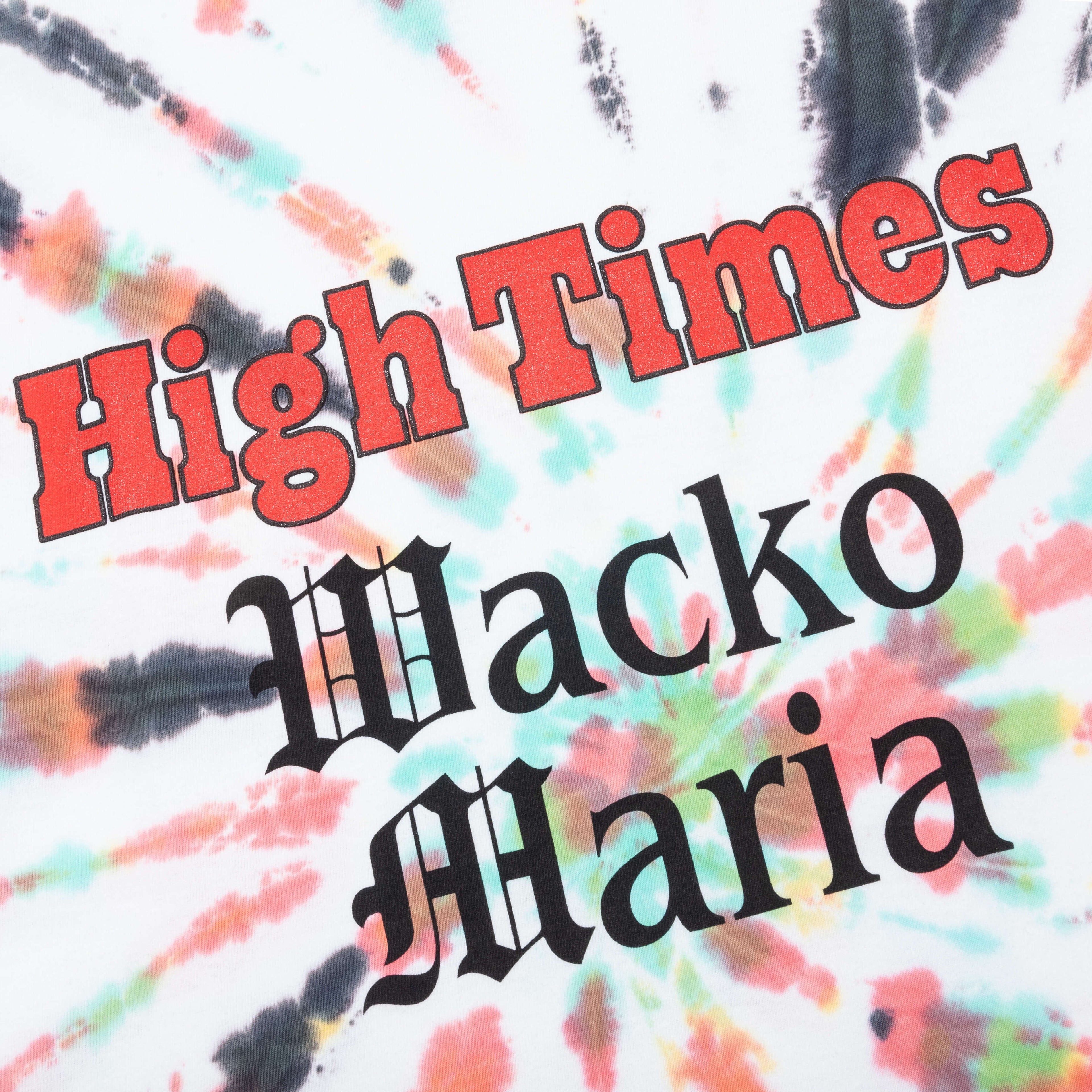 High Times Tie Dye Crewneck T Shirt Type 2 Multi