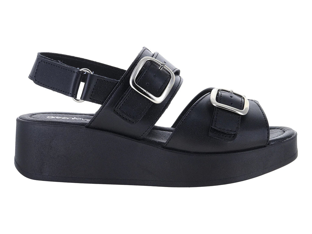 Sandalias Green Love Negro para Mujer