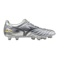 Mizuno Morelia Neo IV Pro FG Firm Ground Silver Gold