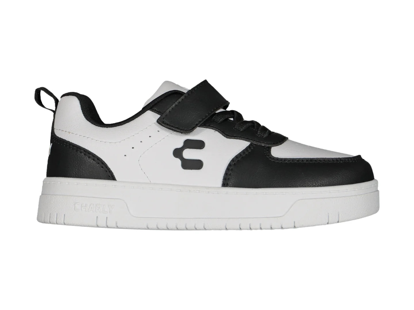 Tenis Charly Skurban Blanco y Negro para Niño