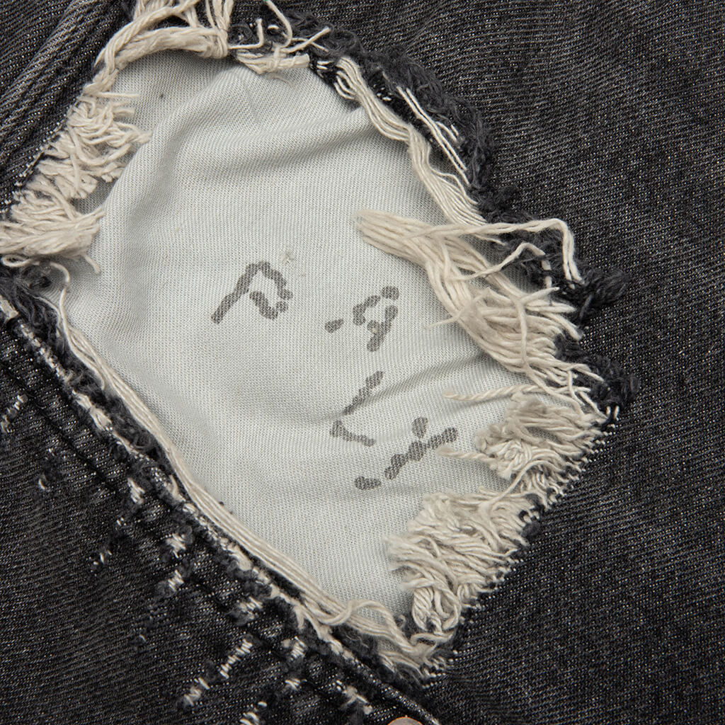 Busted Double Knee Jean Black