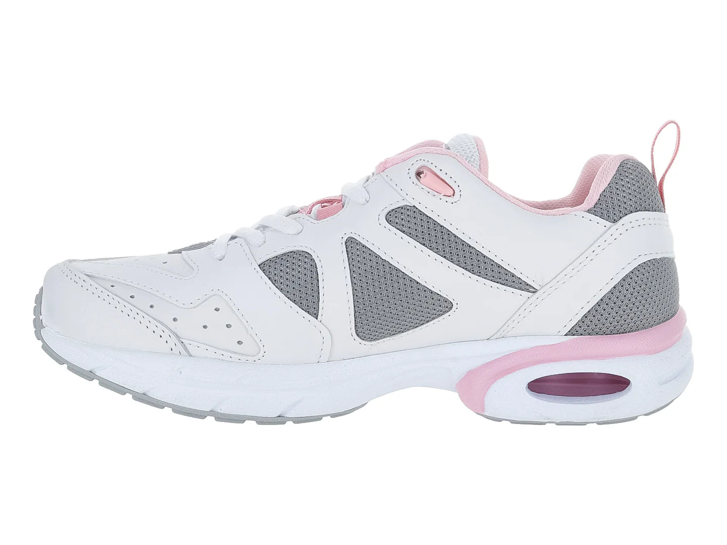 Tenis BOOST Blanco Gris y Rosa para Mujer