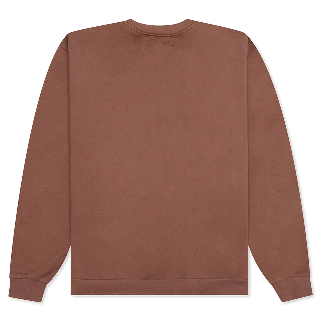 Heart Script Crewneck Sweater Monks Robe