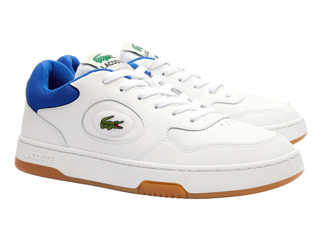 Tenis Lacoste Lineset 124 Blanco Rojo y Azul para Hombre