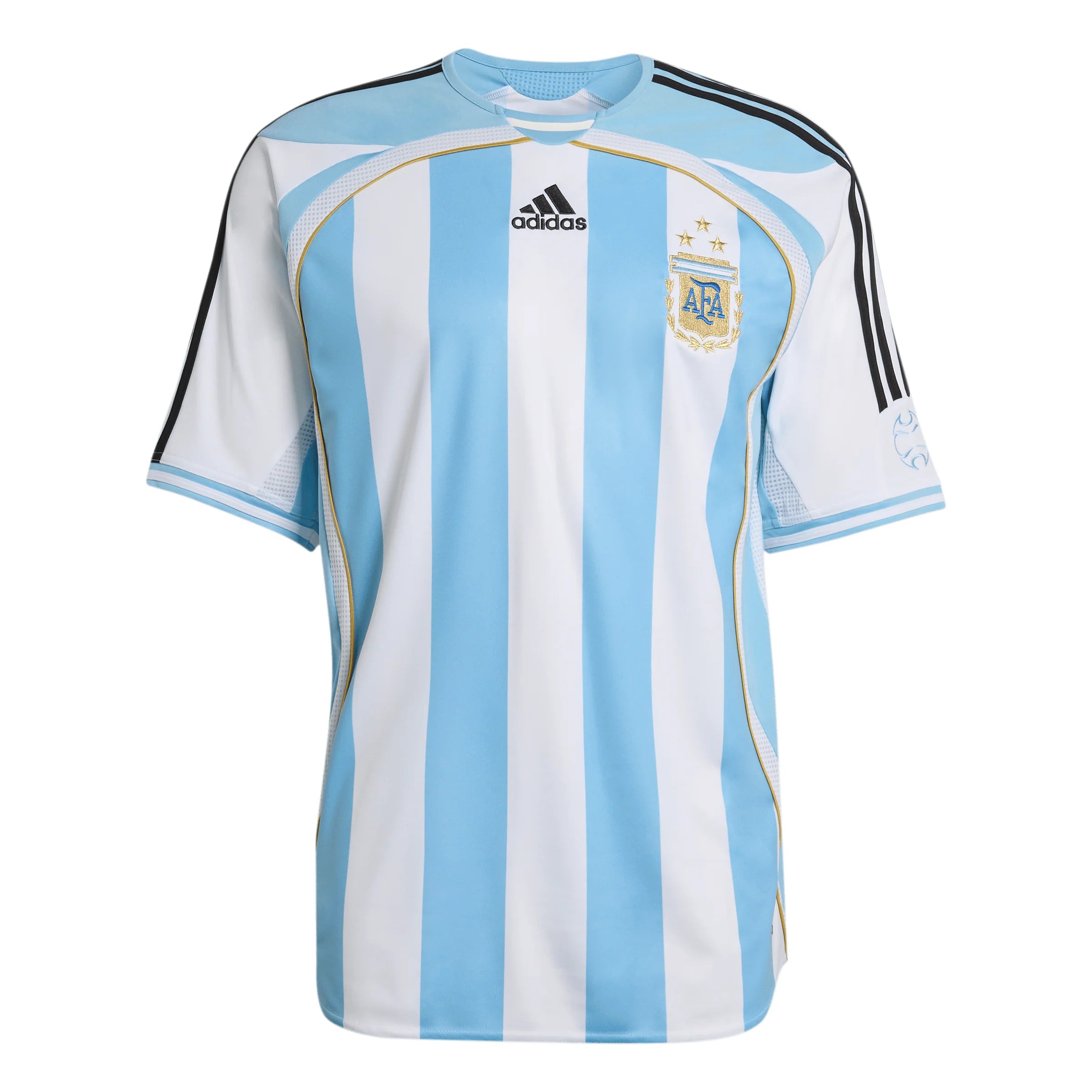 adidas Argentina Home Mens Soccer Jersey 2006 White Blue