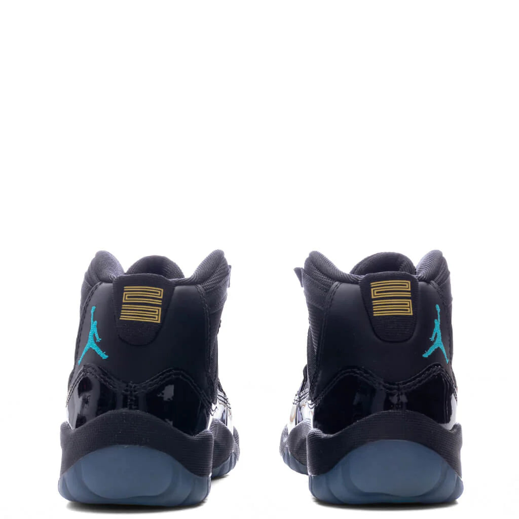 Air Jordan 11 Retro Gamma PS Black Gamma Blue Varsity Maize