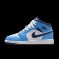 Air Jordan 1 Mid GSUniversity Blue Midnight Navy White