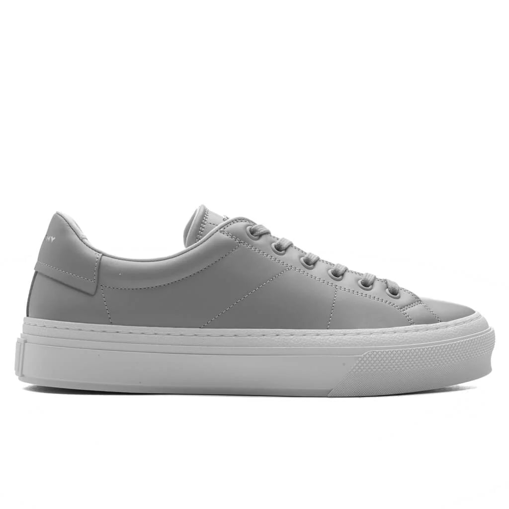 City Sport Sneakers in Leather Light Grey