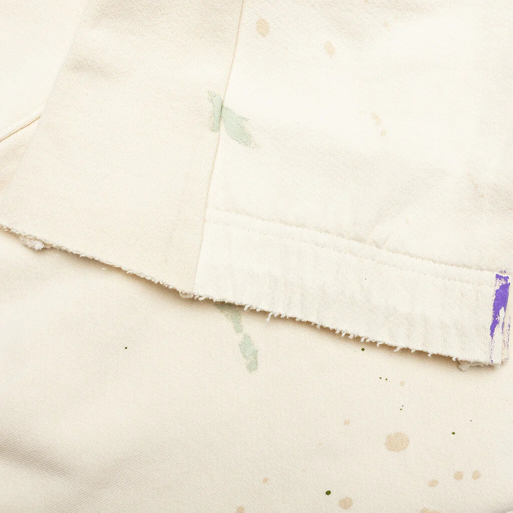 Logo Flare Sweatpants White
