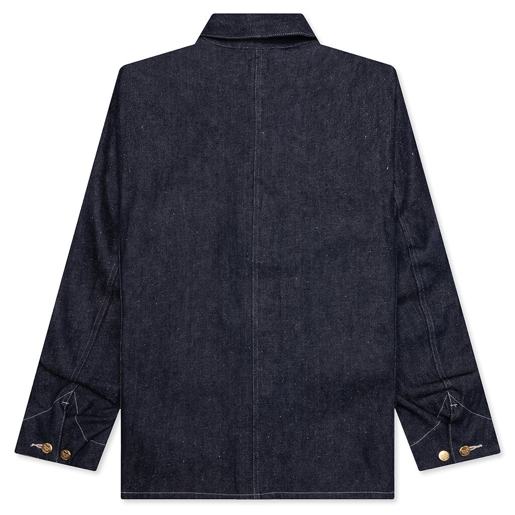 Denim Coverall Jacket Rigid Indigo